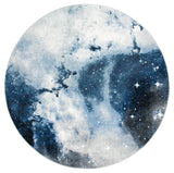 Safavieh Galaxy 6'-7" x 6'-7" Rug in Blue / Ivory