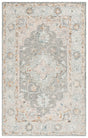 Safavieh Anatolia 4'-0" x 6'-0" Rug in Grey / Rust