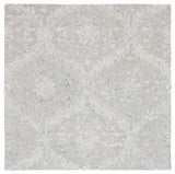 Safavieh Micro-Loop 5'-0" x 5'-0" Rug in Grey / Blue