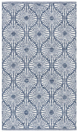 Safavieh Montauk 3'-0" x 5'-0" Rug in Navy / Ivory