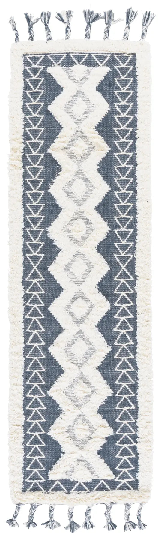 Safavieh Natura 2'-3" x 8'-0" Rug in Ivory / Blue