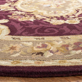 Safavieh Empire 6'-0" x 6'-0" Rug in Dark Red / Dark Beig
