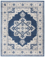 Safavieh Brentwood 10'-0" x 13'-0" Rug in Navy / Creme