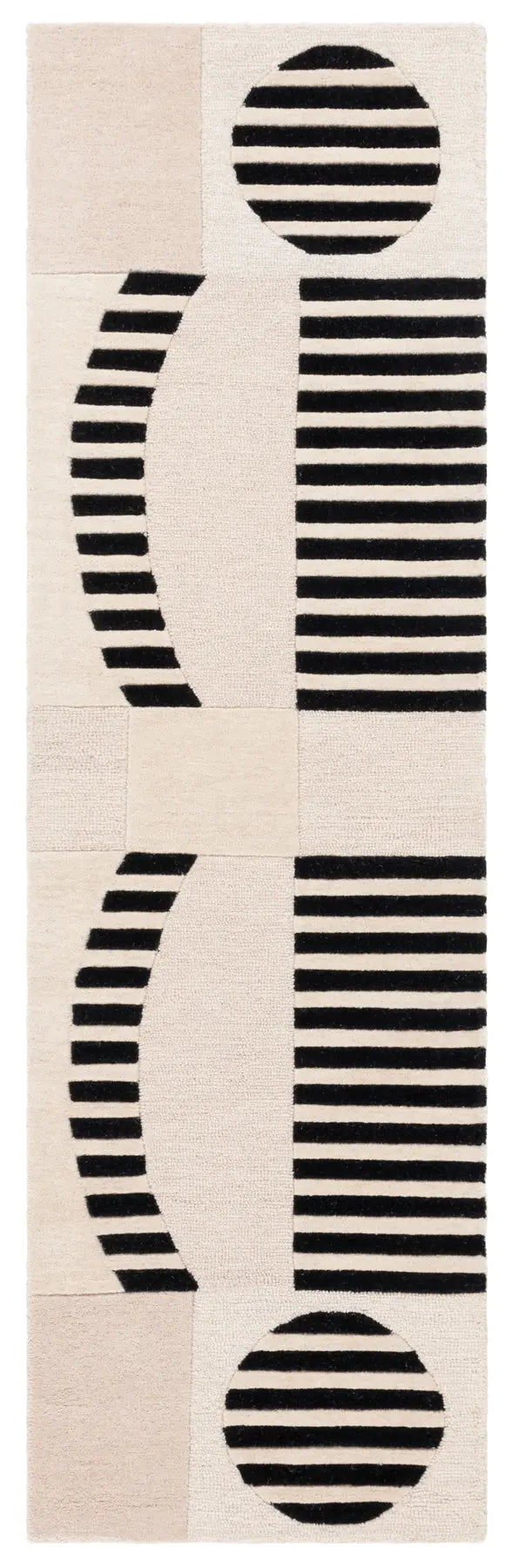Safavieh Chatham 2'-3" x 8'-0" Rug in Ivory / Black
