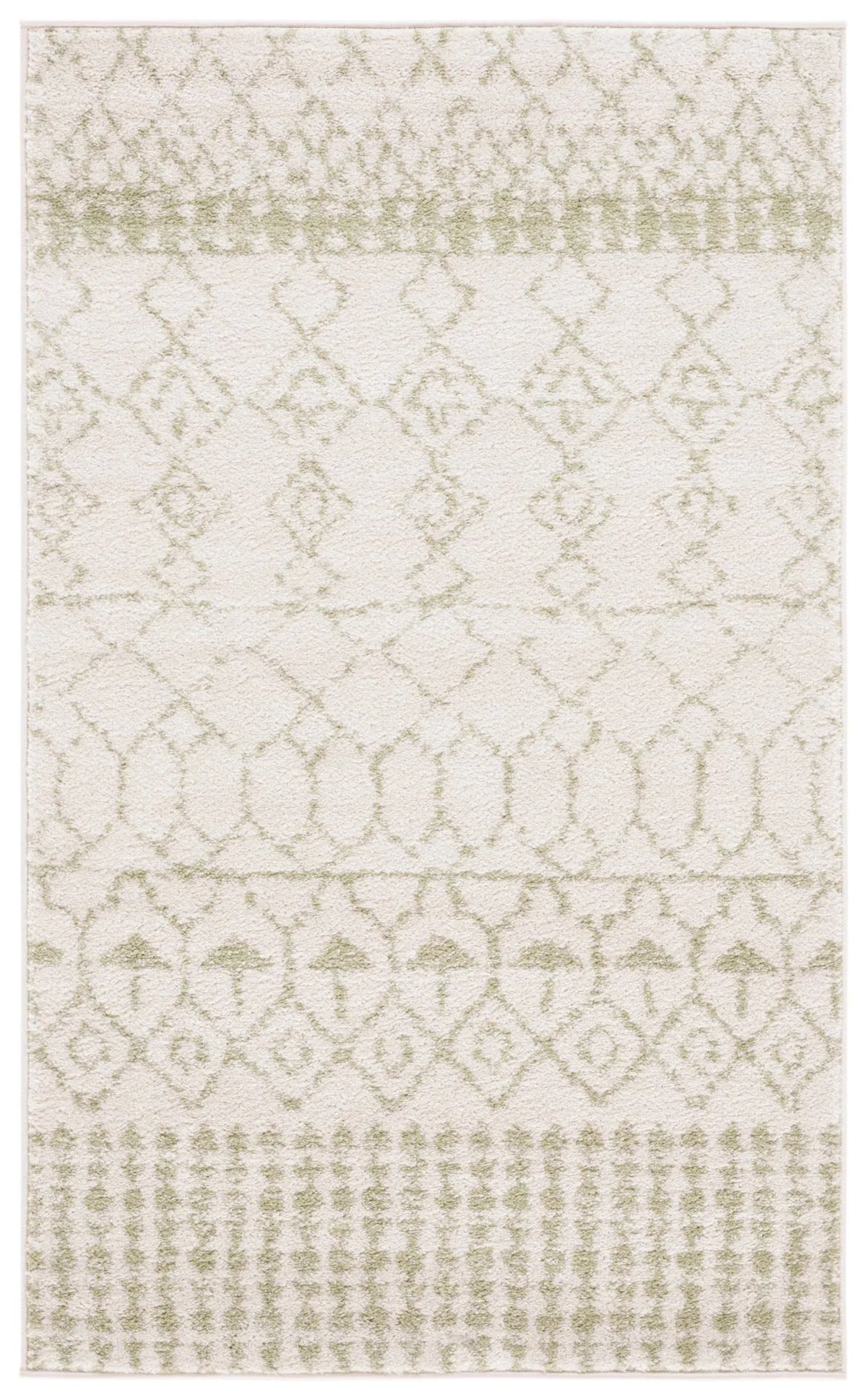 Safavieh Tulum 3'-0" x 5'-0" Rug in Ivory / Sage