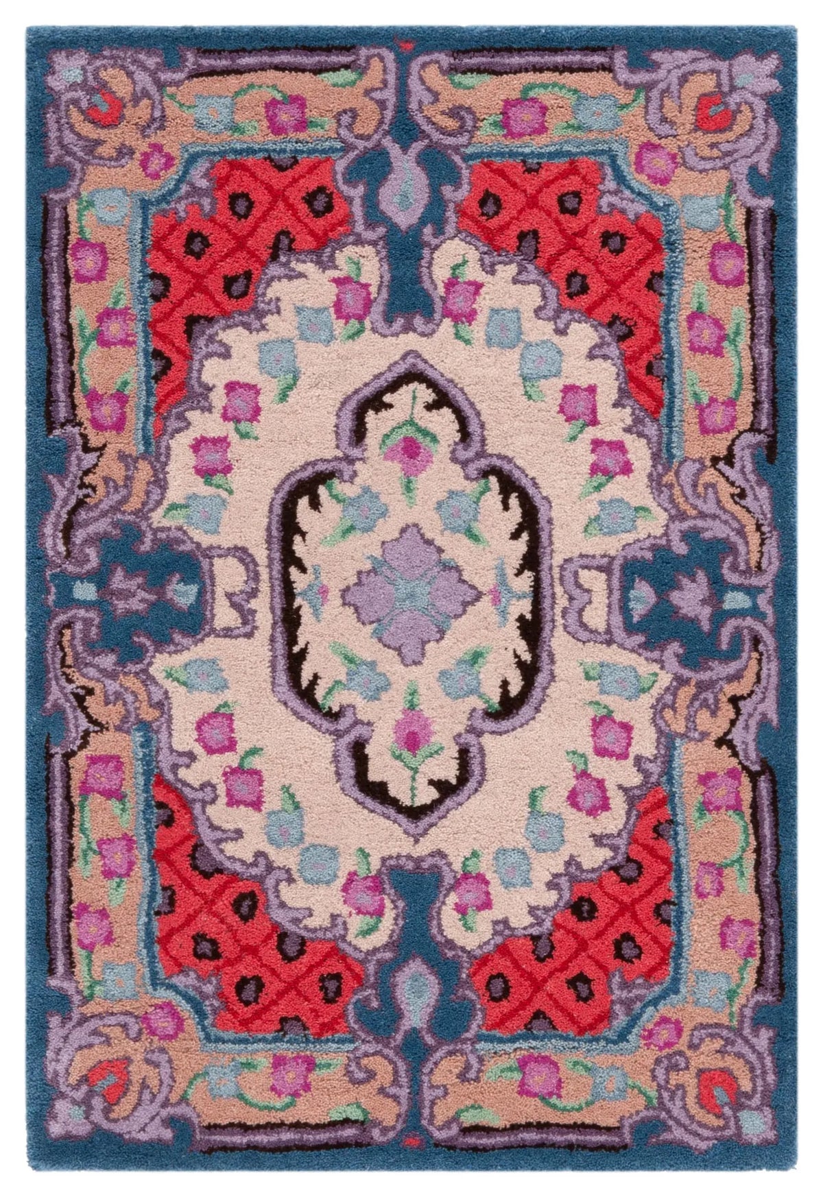 Safavieh Bellagio 2'-0" x 3'-0" Rug in Ivory / Pink