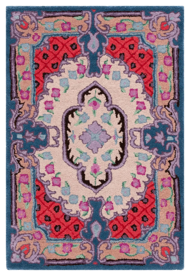 Safavieh Bellagio 2'-0" x 3'-0" Rug in Ivory / Pink