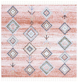 Safavieh Chapel 6'-7" x 6'-7" Rug in Pink / Turquoise