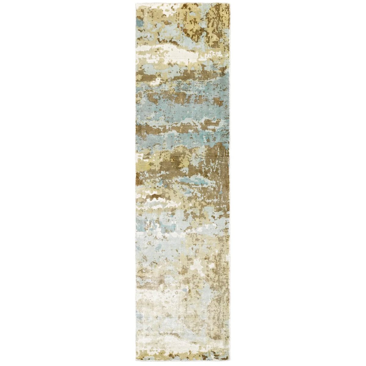 Oriental Weavers Sphinx Formations 70001 Blue / Brown Rugs - runner