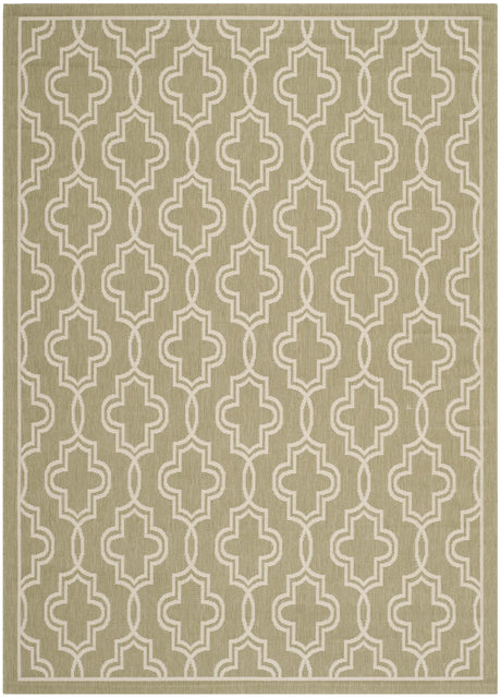 Safavieh Martha Stewart 4'-0" x 5'-7" Rug in Green / Beige