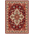 Oriental Weavers Lilihan 5502C Red/ Ivory Rug - main flat