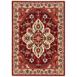 Oriental Weavers Lilihan 5502C Red/ Ivory Rug - main flat