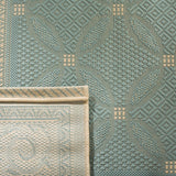 Safavieh Courtyard 5'-3" x 7'-7" Rug in Aqua / Cream