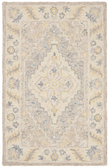 Safavieh Micro-Loop 2'-6" x 4'-0" Rug in Beige / Grey