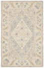 Safavieh Micro-Loop 2'-6" x 4'-0" Rug in Beige / Grey