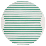 Safavieh Montauk 6'-0" x 6'-0" Rug in Ivory / Dark Green