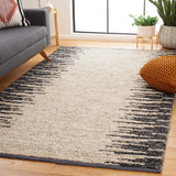 Safavieh Natural Fiber 4'-0" x 6'-0" Rug in Bleach / Black