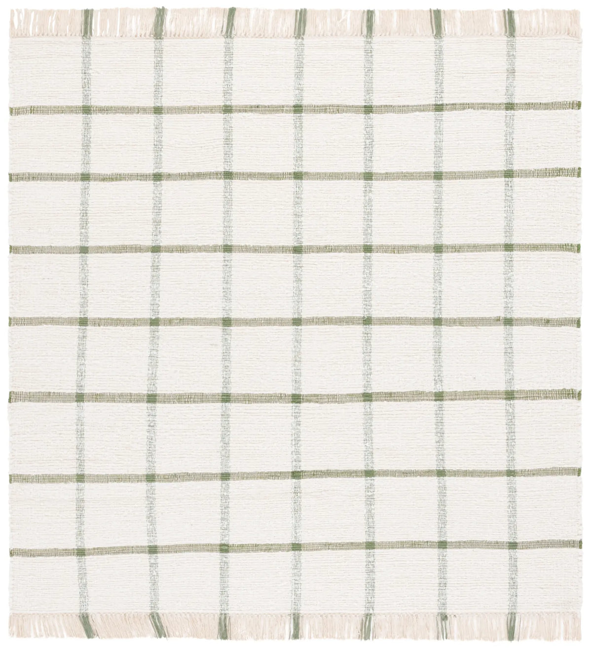 Safavieh Montauk 6'-0" x 6'-0" Rug in Ivory / Green