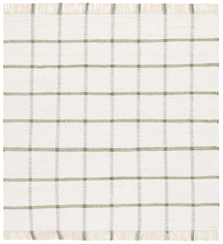 Safavieh Montauk 6'-0" x 6'-0" Rug in Ivory / Green