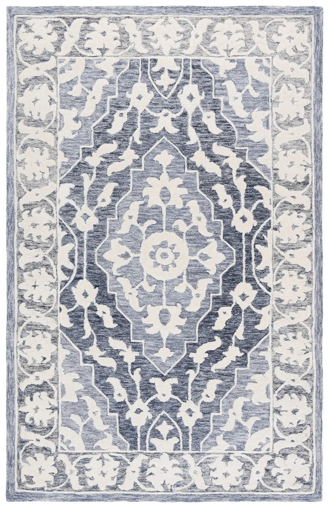 Safavieh Metro 5'-0" x 8'-0" Rug in Light Blue / Grey