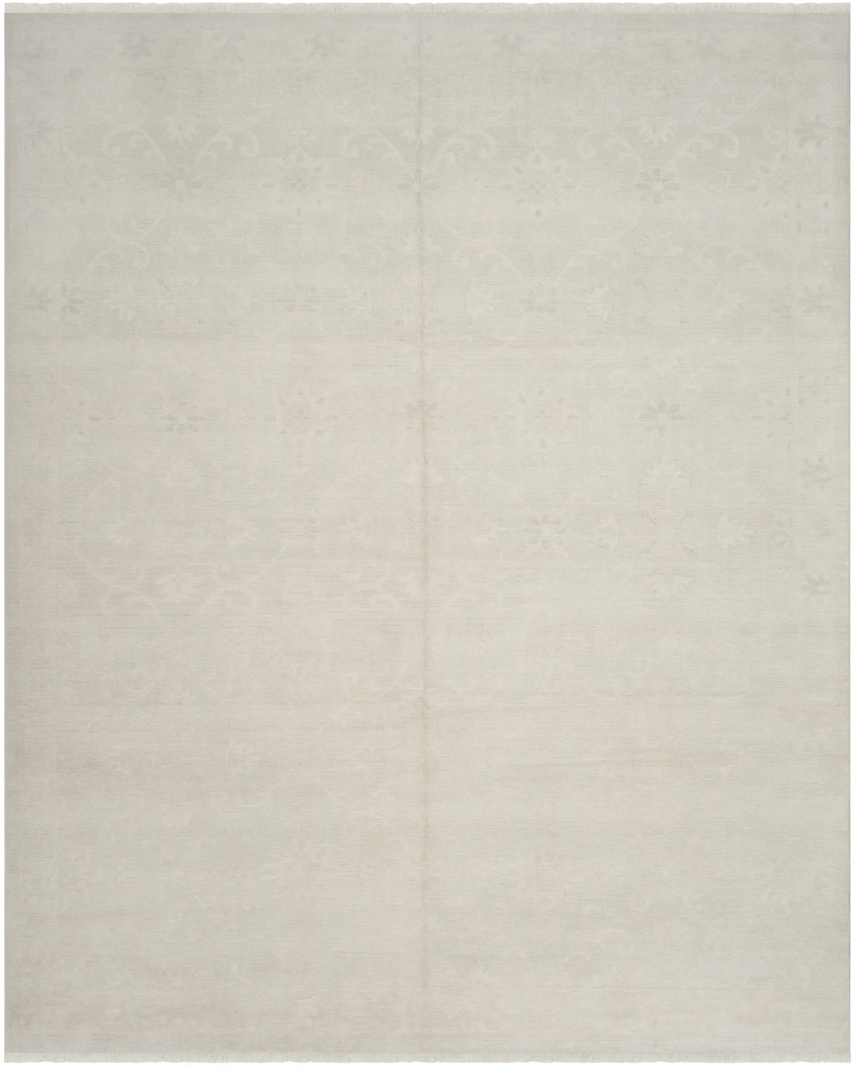 Safavieh Oushak 8'-0" x 10'-0" Rug in Light Blue / Ivory