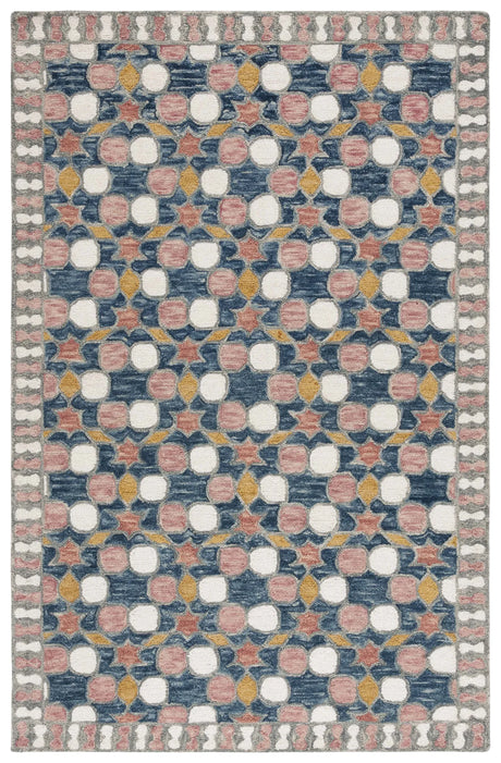 Safavieh Aspen 4'-0" x 6'-0" Rug in Grey / Pink