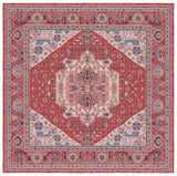 Safavieh Tucson 6'-0" x 6'-0" Rug in Red / Pink