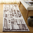 Safavieh Ebony 2'-3" x 8'-0" Rug in Ivory / Brown