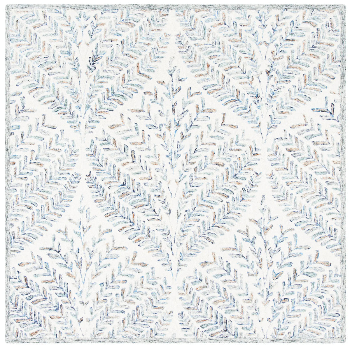 Safavieh Capri 7'-0" x 7'-0" Rug in Ivory / Blue