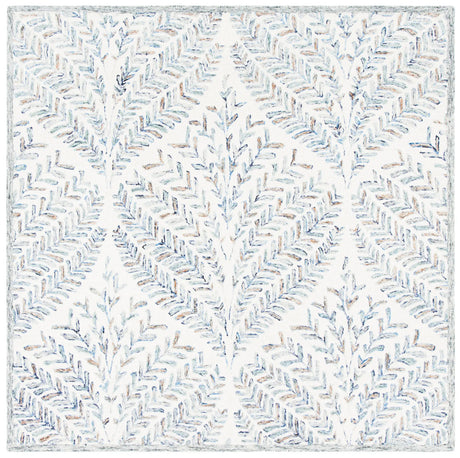 Safavieh Capri 7'-0" x 7'-0" Rug in Ivory / Blue