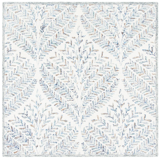 Safavieh Capri 7'-0" x 7'-0" Rug in Ivory / Blue