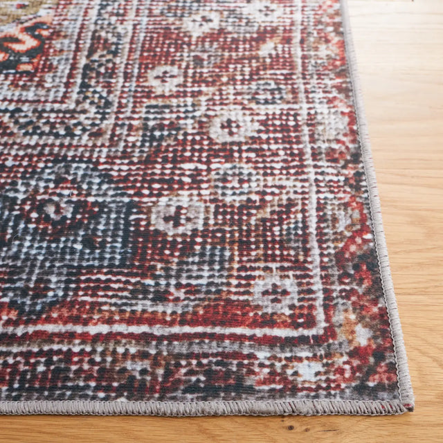 Safavieh Tucson 4'-0" x 6'-0" Rug in Navy / Rust