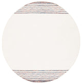 Safavieh Montauk 6'-0" x 6'-0" Rug in Beige / Blue