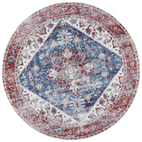 Safavieh Tucson 6'-0" x 6'-0" Rug in Blue / Red