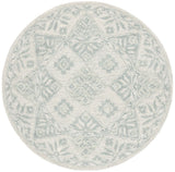 Safavieh Martha Stewart 6'-0" x 6'-0" Rug in Ivory / Light Blue