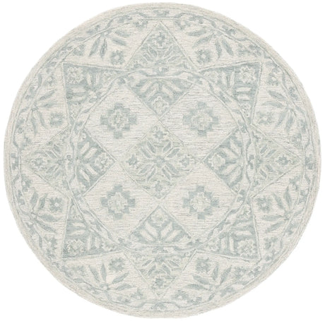 Safavieh Martha Stewart 6'-0" x 6'-0" Rug in Ivory / Light Blue