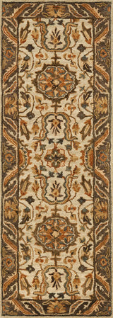 Loloi Victoria Vk-02 Ivory / Dk Taupe Rugs - runner flat