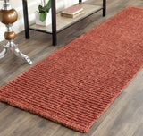 Safavieh Natural Fiber 2'-6" x 10'-0" Rug in Rust