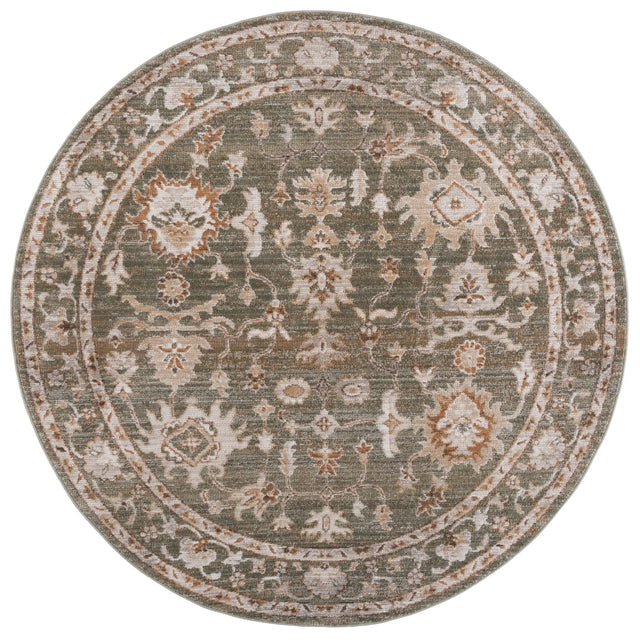 Safavieh Hazel 500 6'-0" x 6'-0" Rug in Green / Ivory