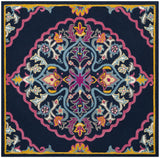 Safavieh Bellagio 5'-0" x 5'-0" Rug in Navy Blue / Multi