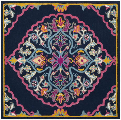Safavieh Bellagio 5'-0" x 5'-0" Rug in Navy Blue / Multi