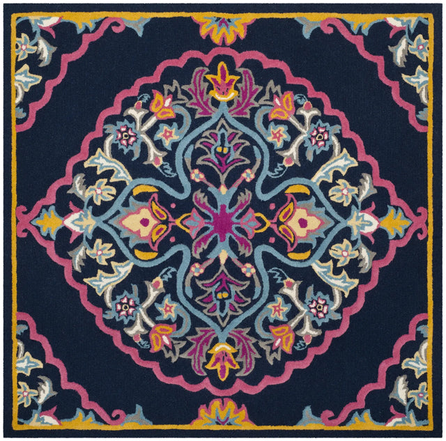 Safavieh Bellagio 5'-0" x 5'-0" Rug in Navy Blue / Multi