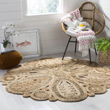 Safavieh Natural Fiber 6'-0" x 6'-0" Rug in Natural