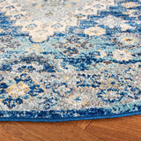Safavieh Madison 6'-7" x 6'-7" Rug in Navy / Creme