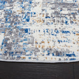 Safavieh Shivan 100 6'-7" x 6'-7" Rug in Ivory / Blue