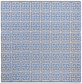 Safavieh Montauk 6'-0" x 6'-0" Rug in Blue / Ivory