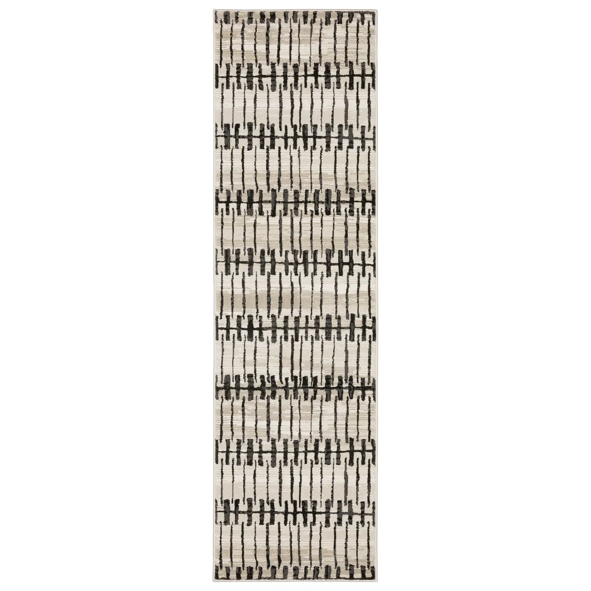 Oriental Weavers Sphinx Raylan Ray11 Ivory/ Black Rug - runner