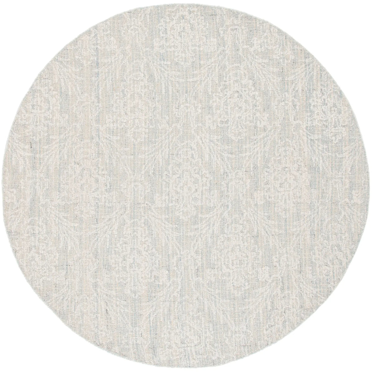 Safavieh Ebony 6'-0" x 6'-0" Rug in Light Blue / Ivory