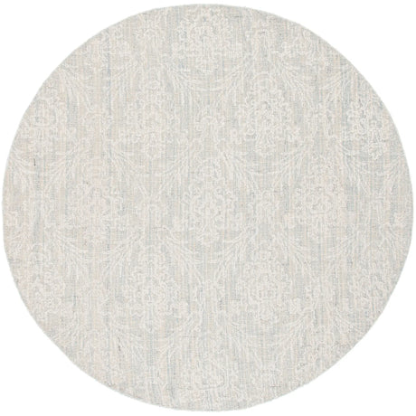 Safavieh Ebony 6'-0" x 6'-0" Rug in Light Blue / Ivory