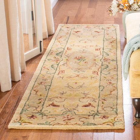 Safavieh Bergama 2'-3" x 8'-0" Rug in Light Gold / Beige